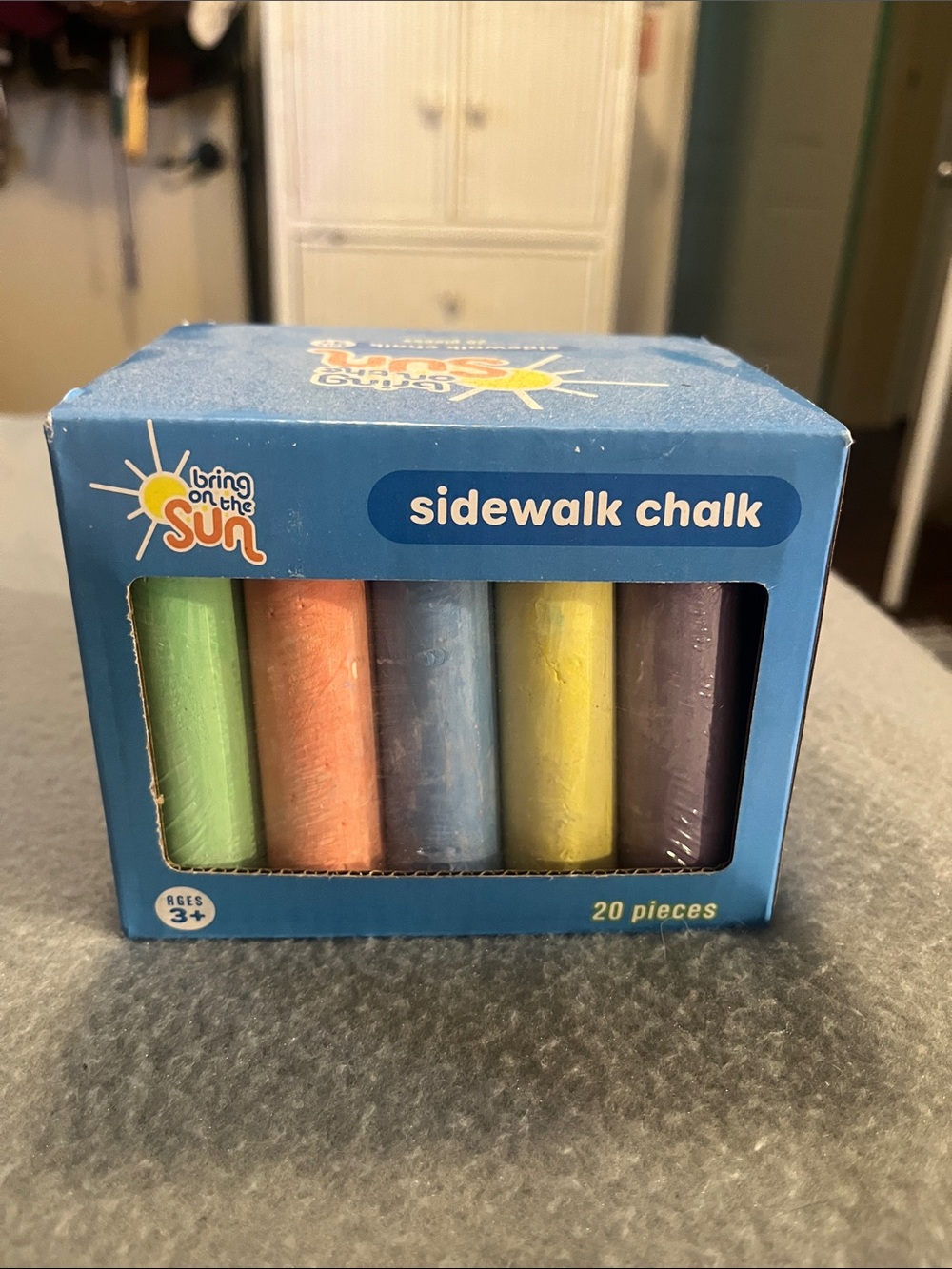 Sidewalk Chalk Set — Multicolor (Green, Orange, Blue, Yellow, Purple)